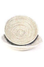 Solid White Grain Basket