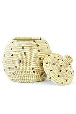 Cookies & Cream Lidded Gourd Basket