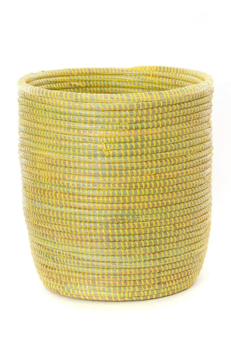 Solid Yellow Prayer Mat Bath Bin