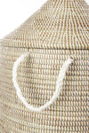 Slender Laurel Hamper Basket from Senegal Default Title