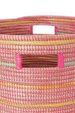 Sunrise Stripes Flat Lid Storage Basket