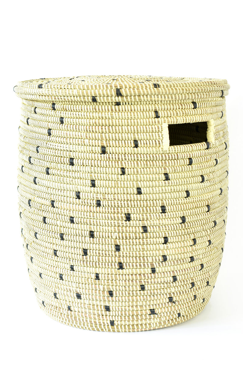 Cookies & Cream Flat Lid Storage Basket