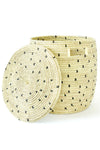 Cookies & Cream Flat Lid Storage Basket