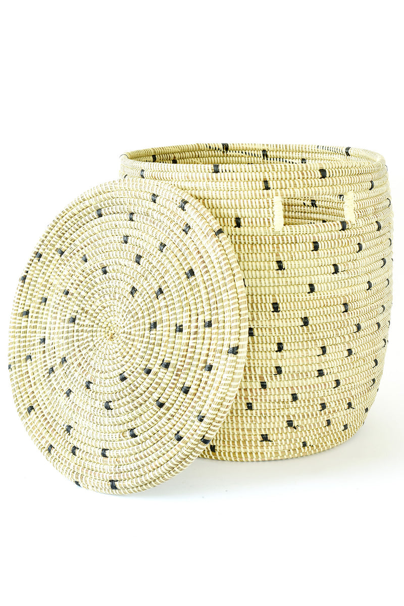Cookies & Cream Flat Lid Storage Basket
