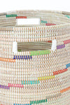 Vanilla Sugar Swirl Flat Lid Storage Basket Default Title