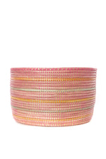 Sunrise Stripe Knitting Basket