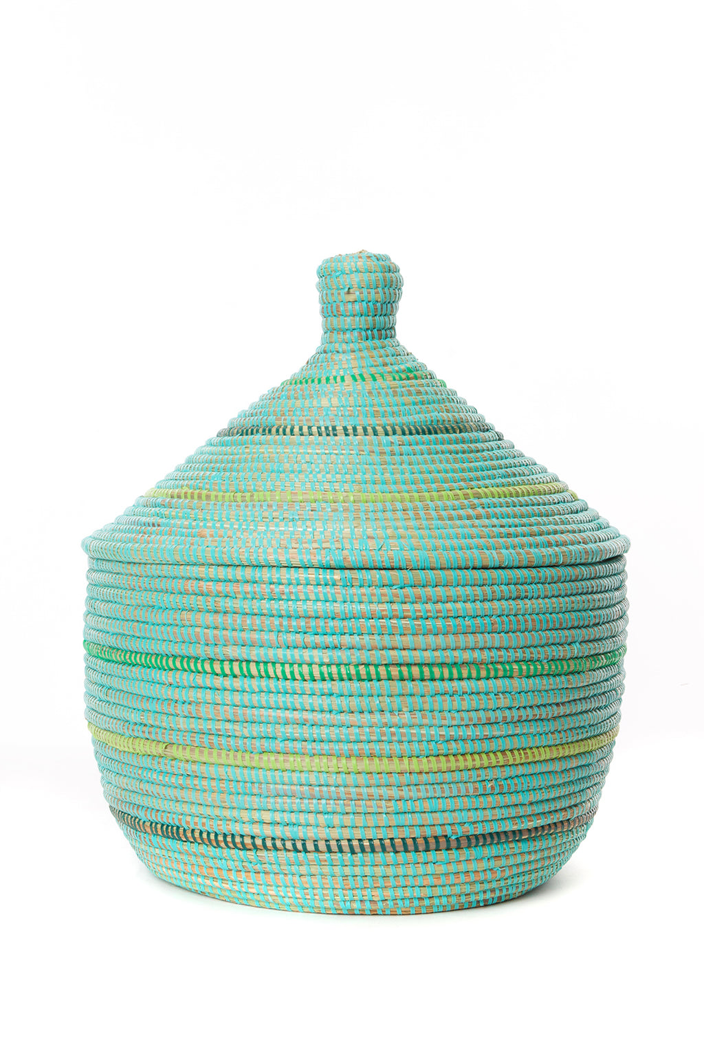 Seaside Stripe Warming Basket from Senegal Default Title