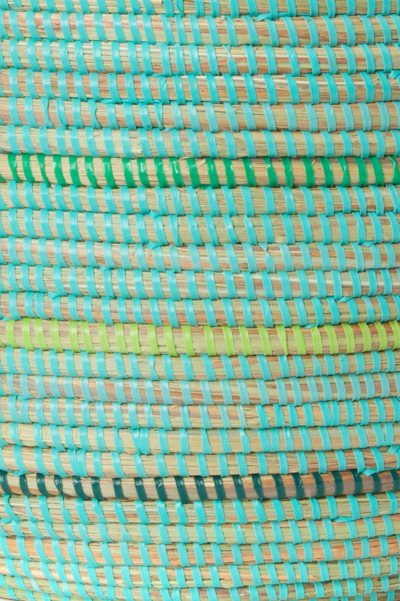 Seaside Stripe Warming Basket from Senegal Default Title