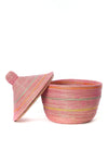 Striped Pink Warming Basket from Senegal Default Title
