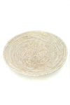 20" Solid White Grain Basket from Senegal Default Title