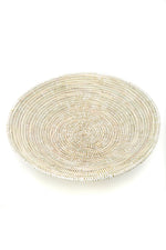 20" Solid White Grain Basket from Senegal Default Title