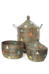 Large Teranga Triangles Hamper Basket from Senegal Default Title