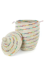 Vanilla Sugar Swirl Large Laundry Hamper Basket Default Title