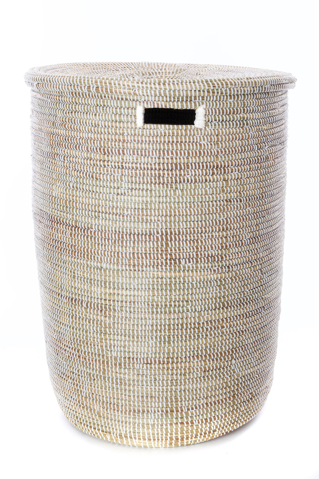 Set of Three Solid White Classic Hampers Default Title