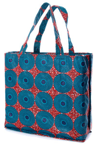Assorted Cotton & Rice Sack Mega Totes from Senegal