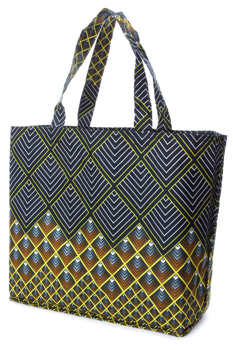 Assorted Cotton & Rice Sack Mega Totes from Senegal