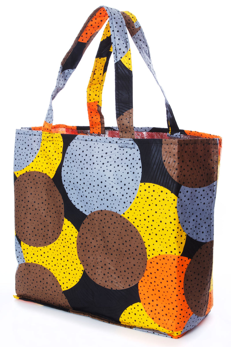 Assorted Cotton & Rice Sack Mega Totes from Senegal