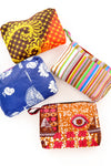 Assorted Cotton & Rice Sack Zippered Pouches