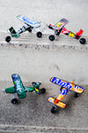 Senegalese Recycled Pop Can Single Prop Airplane