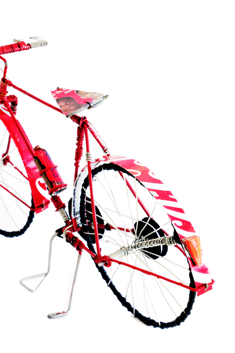 Recycled Pop Can Bicycle
