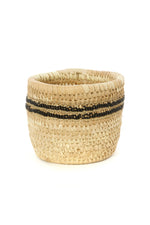 Ngurunit Nomadic Camel Milking Baskets with Black Beaded Stripes