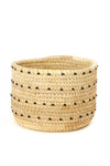 Ngurunit Nomadic Camel Milking Baskets with Black Beaded Dots