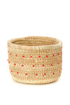 Ngurunit Nomadic Camel Milking Baskets with Red Beaded Dots