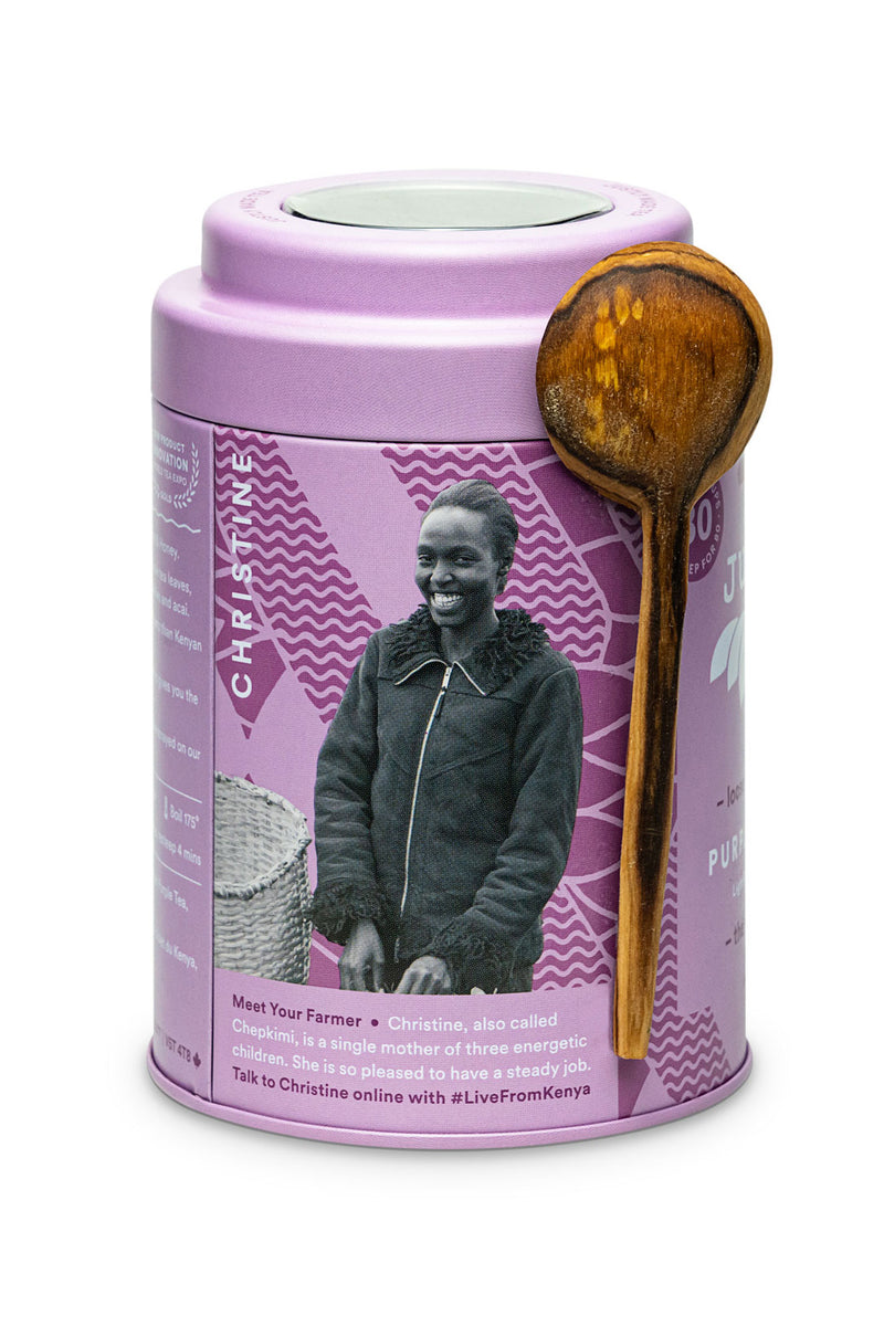 JusTea Purple Jasmine Loose Leaf Tea