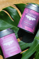 JusTea Purple Jasmine Loose Leaf Tea TEA08  Single Can