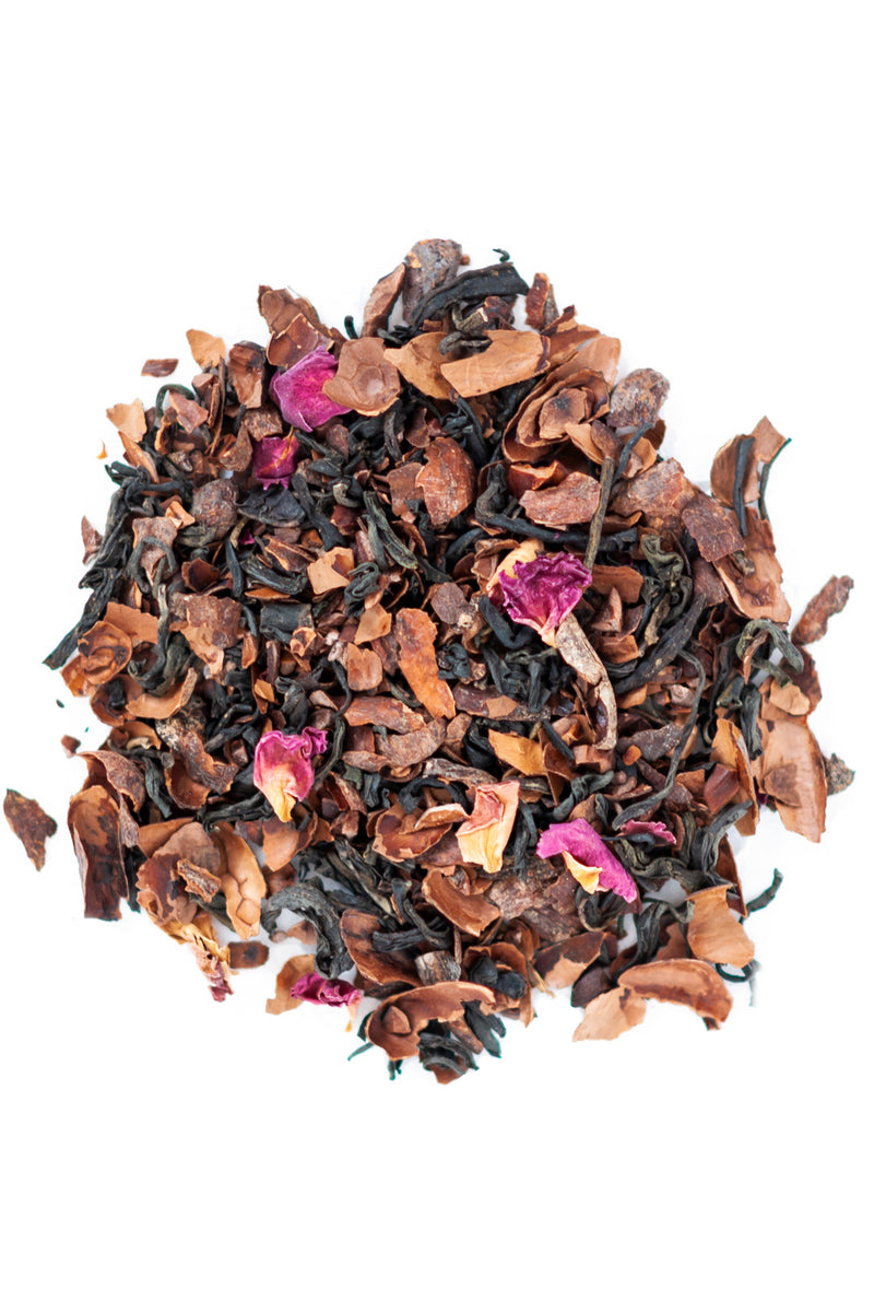 JusTea Purple Chocolate Loose Leaf Tea