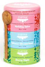 JusTea Loose Leaf Holiday Tea Collection Trio Gift Tin