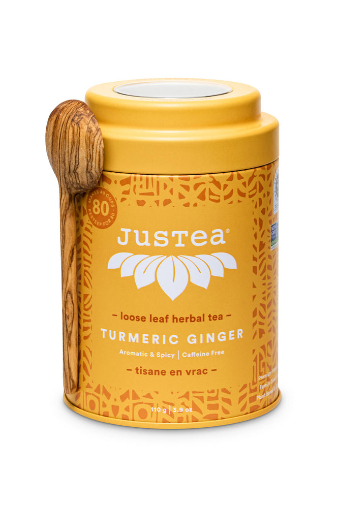 JusTea Turmeric Ginger Loose Leaf Tea