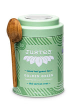 JusTea Golden Green Loose Leaf Tea