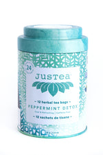 JusTea Peppermint Detox Tea Bags
