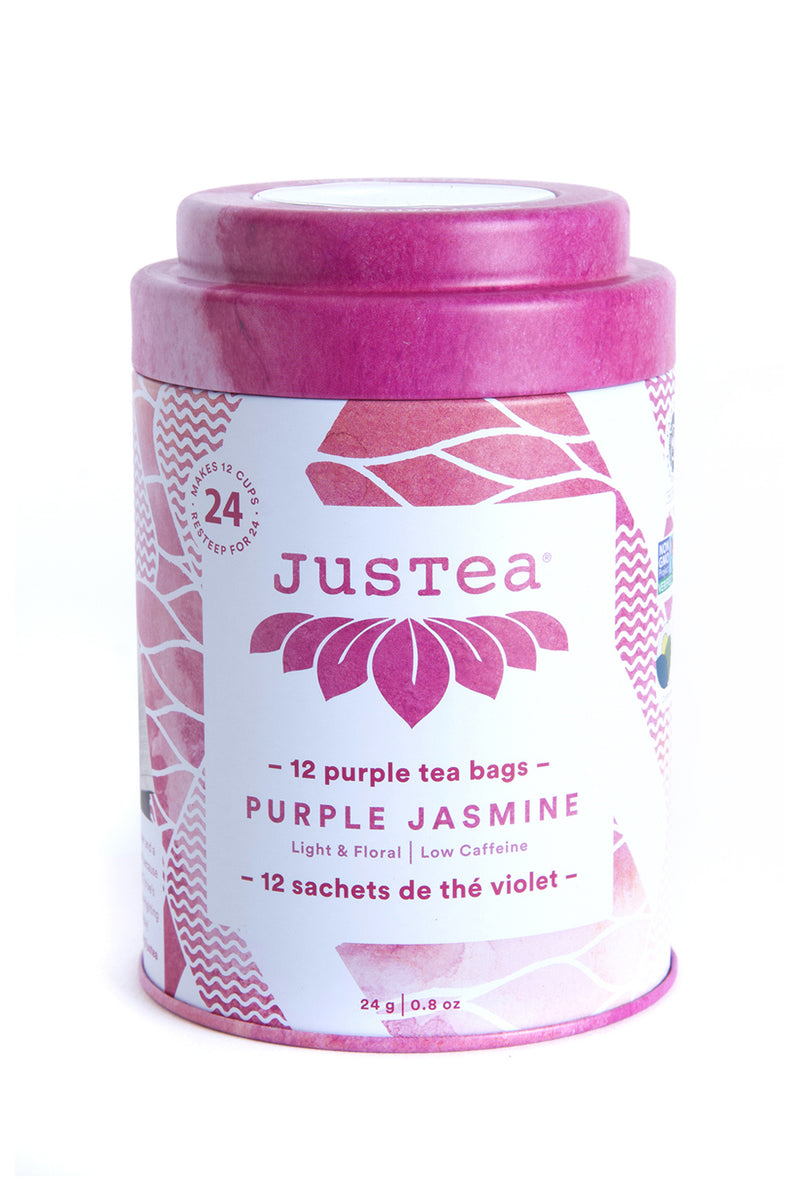 JusTea Purple Jasmine Tea Bags