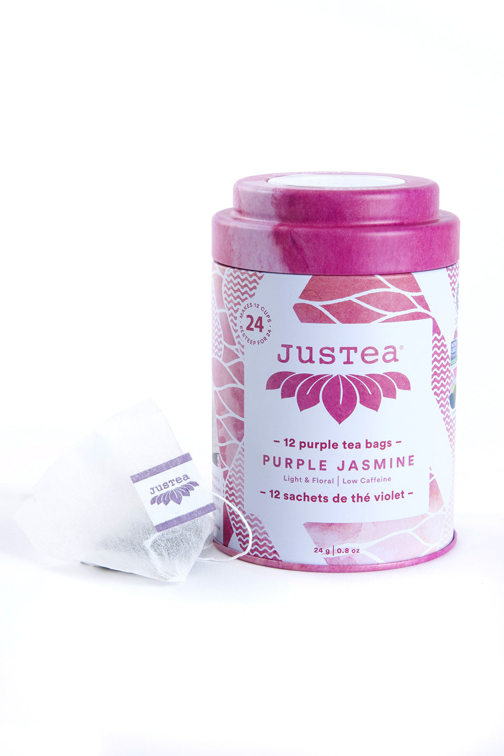 JusTea Purple Jasmine Tea Bags