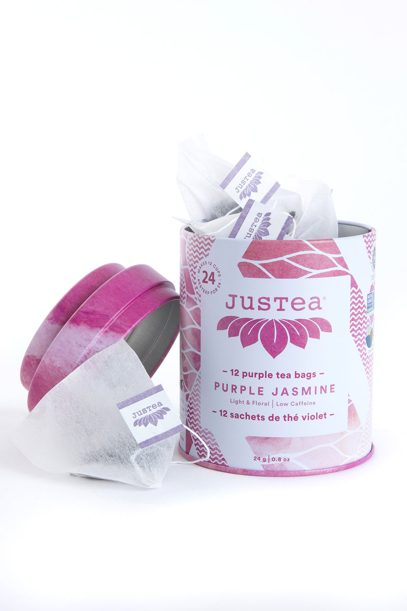 JusTea Purple Jasmine Tea Bags