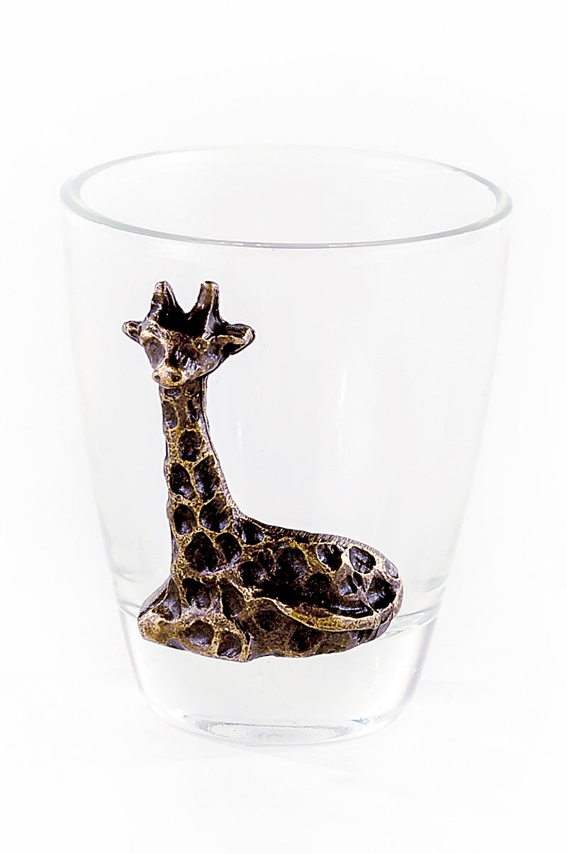 Brass Giraffe Shot Glass Default Title