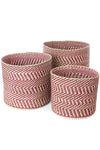 Berry & Natural Maila Milulu Reed Baskets