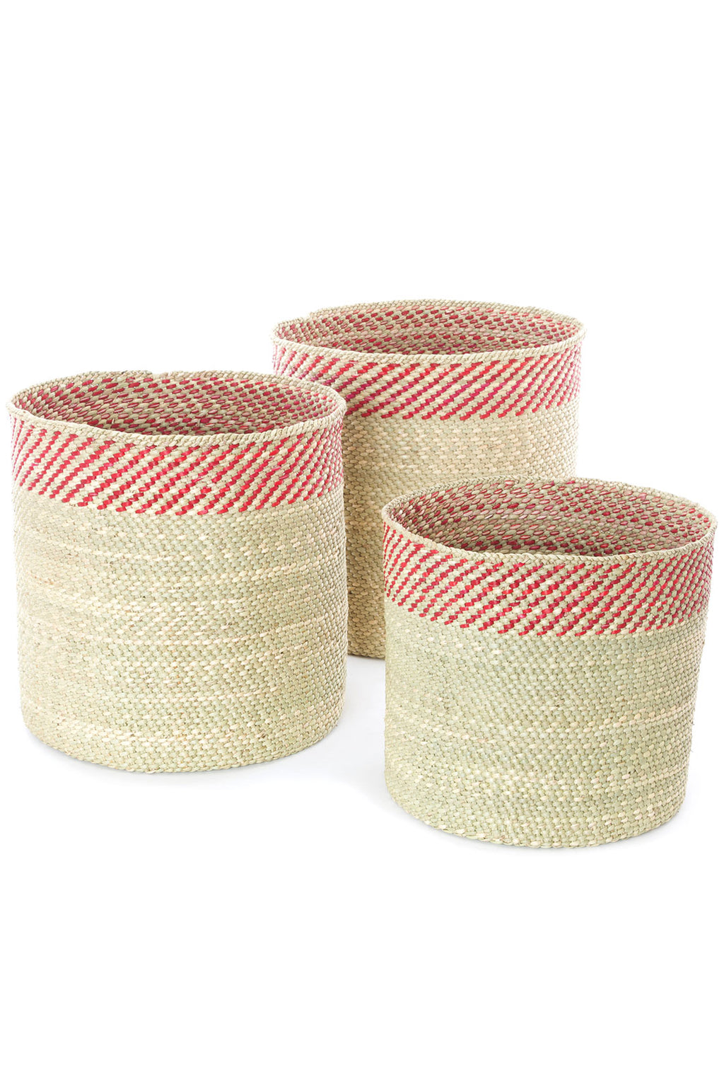 Berry and Natural Kupanda Iringa Baskets