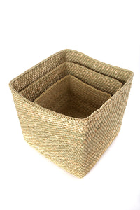 Square Iringa Basket from Tanzania - Small