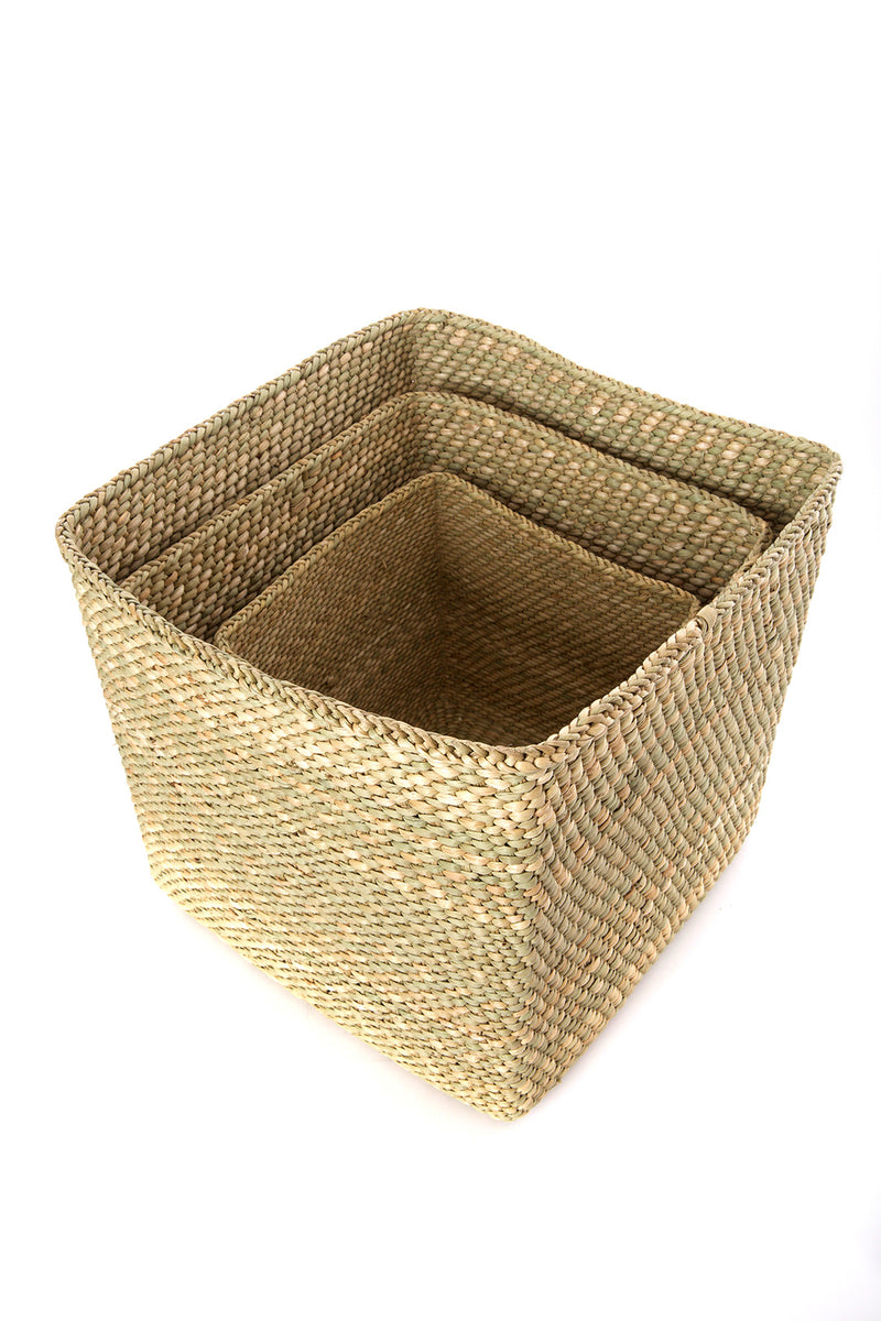 Square Iringa Baskets from Tanzania