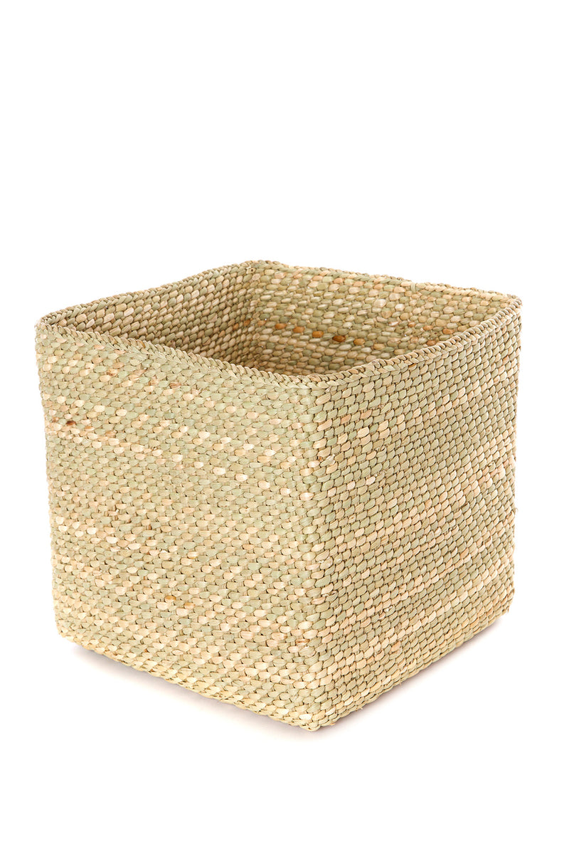 Square Iringa Baskets from Tanzania TZB9B  Medium