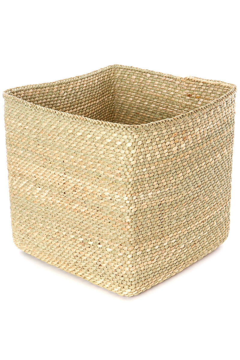 Square Iringa Baskets from Tanzania TZB9C  Large