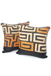 24" Congo Raffia Decorative Pillow Cover - Assorted Designs