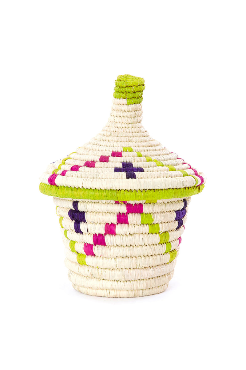 Rwenzori Small Kindness Basket with Pointed Lid