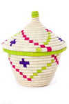 Rwenzori Big Kindness Basket with Pointed Lid