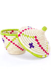 Rwenzori Big Kindness Basket with Pointed Lid