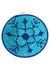 Blue Meadow Raffia Basket from Uganda