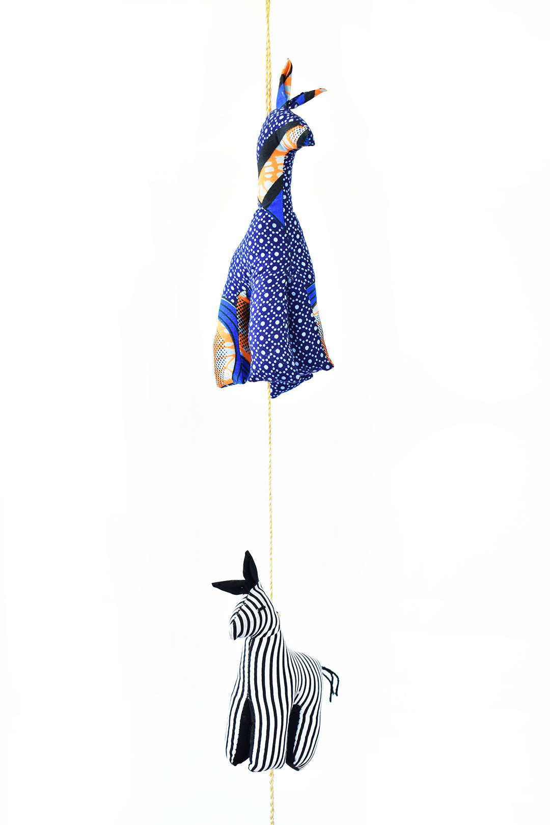 Betty's Kitenge Cloth Safari Animal Wall Art